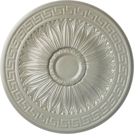 Ekena Millwork Randee Ceiling Medallion (Fits Canopies up to 3 7/8"), Hand-Painted Flash Copper, 20"OD x 1 3/8"P CM20HAFCS